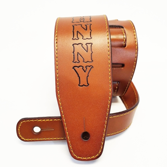 Other - Personalized Leather guitar strap